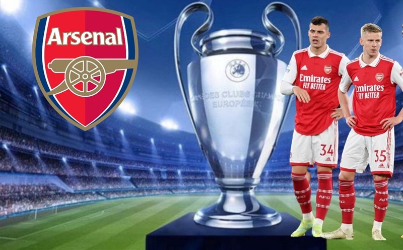 Kết thúc mùa giải 2023, Arsenal đã giành được suất dự Champions League